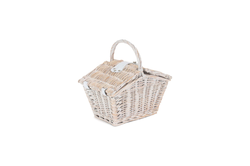 Small White Elegant Hamper Side