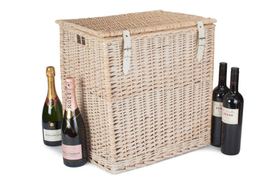 White Wash Vintner Storage Hamper Lare Example