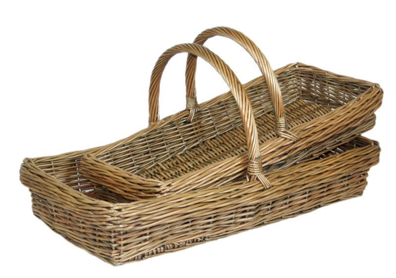 Wicker Kew Trug Pair