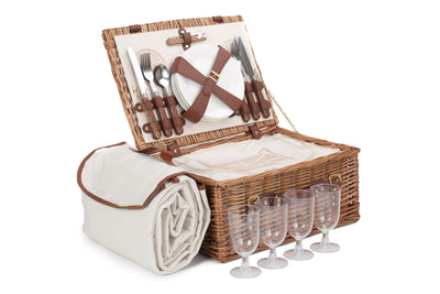 Brit Picnic Hamper 4 Person Front