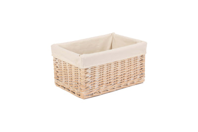 White Wash Storage Basket