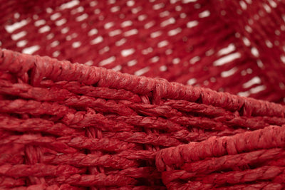 Red Paper Rope Tray