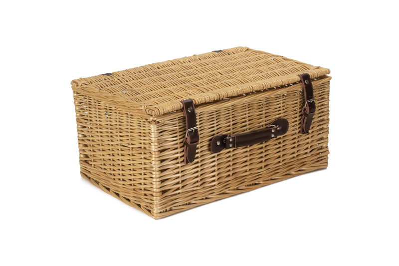 Buff Wicker Hamper