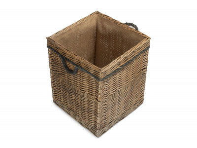 Size 2 Antique Wash Square Storage Basket