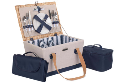 2 Person Nautical Hamper Front Unpacked