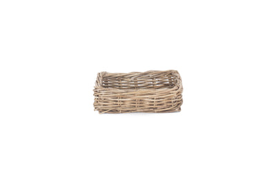 Handmade shallow basket