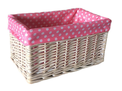 White Wash Storage Basket