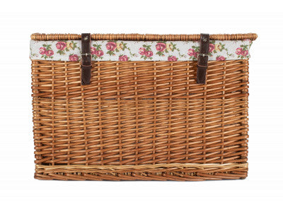 24" Double Steamed Chest Hamper with Garden Rose Lining