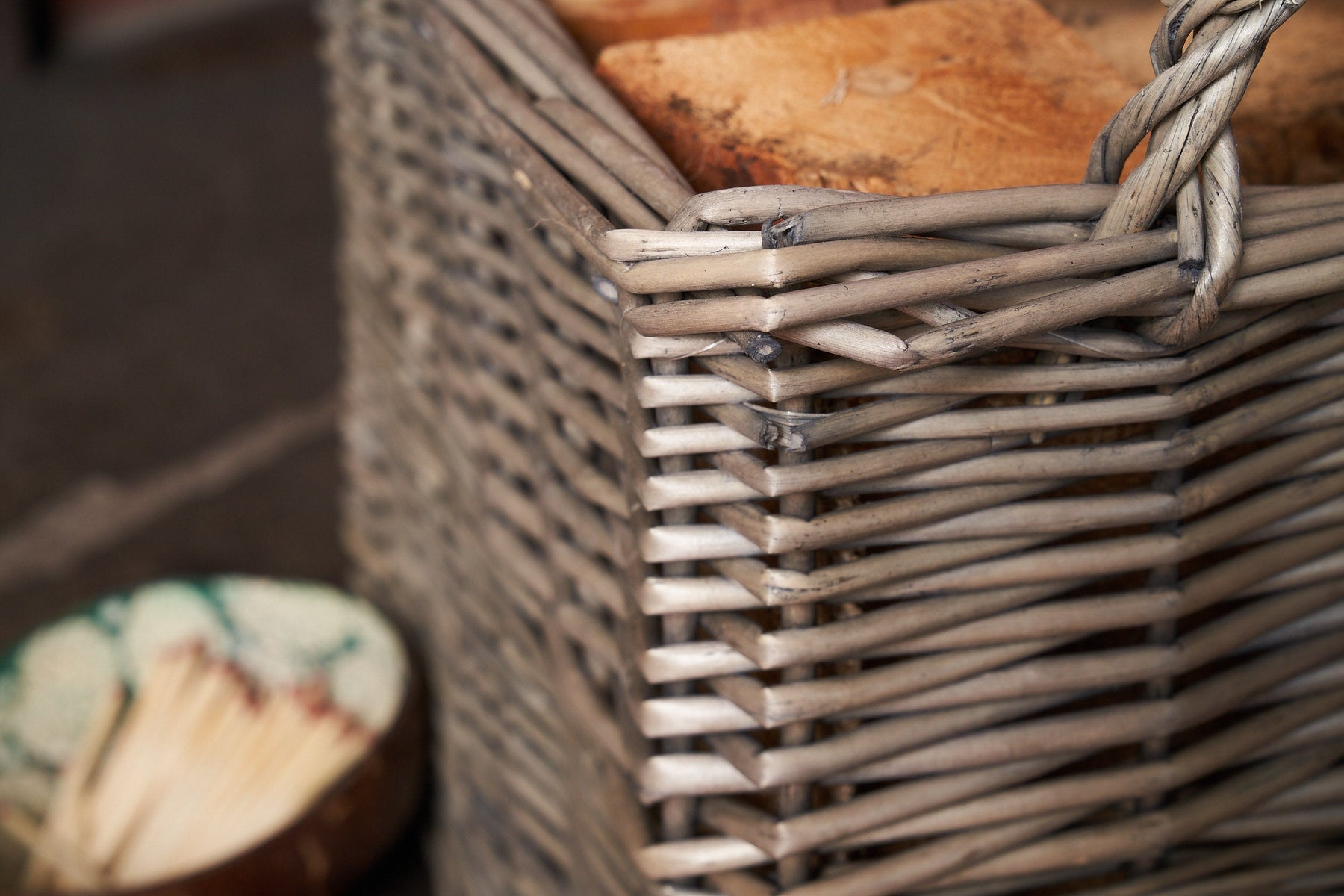 Rectangle Log Rectangular Log Basket | Log & Kindling Baskets | Northern Willow