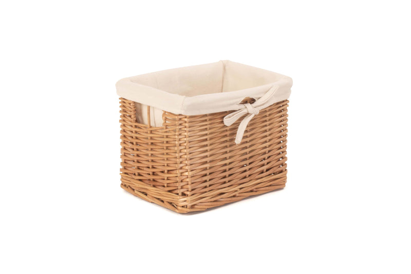 Small Deep Storage Basket With Lining