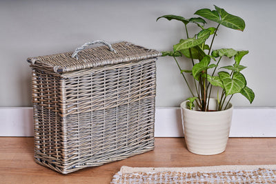 Rectangular Toilet Basket With Lid