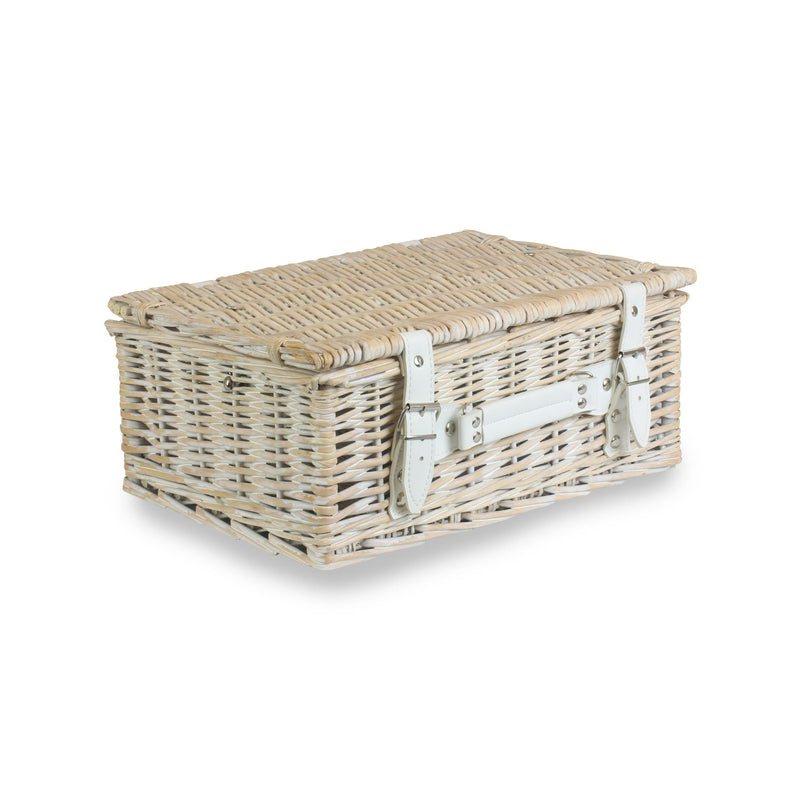 White Wicker Hamper