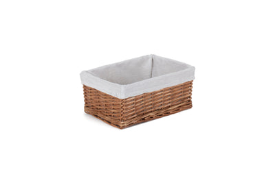 Medium Double Steamed Wicker Storage Basket