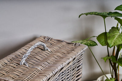 Rectangular Toilet Basket With Lid