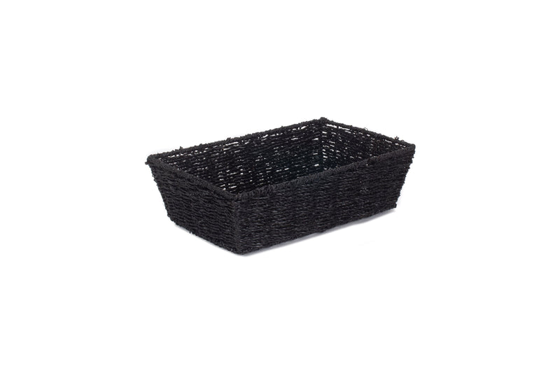 Black Paper Rope Tray