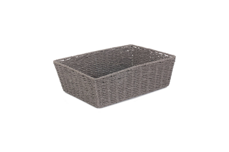 Grey Paper Rope Tray