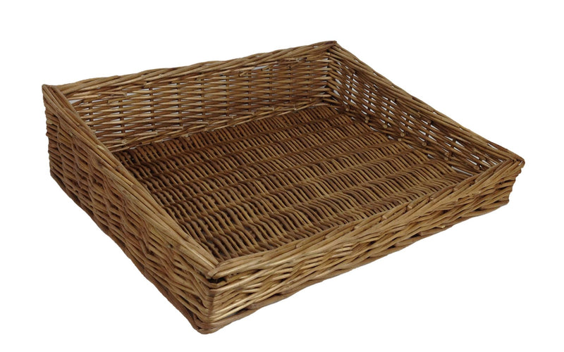 Flat Wicker Display Tray