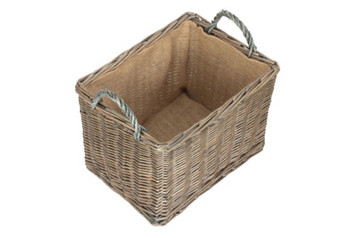 Kindling Wood Basket Interior View