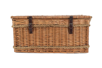 Rope Handled 6 Person Hamper Closed Front View