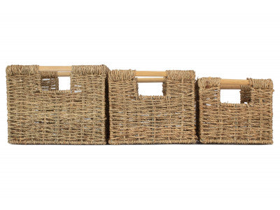 Nordic Seagrass Storage Basket - Various Sizes or Set of 3