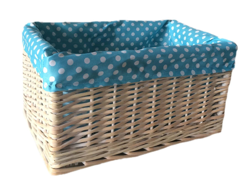 White Wash Storage Basket