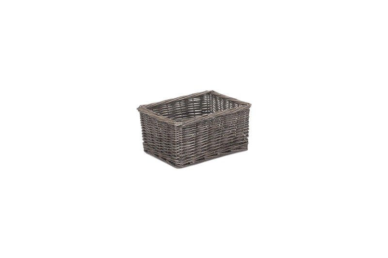 Antique Wash Wicker Tray