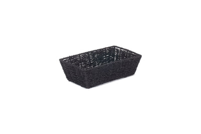 Black Paper Rope Tray