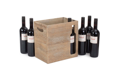 6 Wine Bottle Cut-Out Carrier Examply