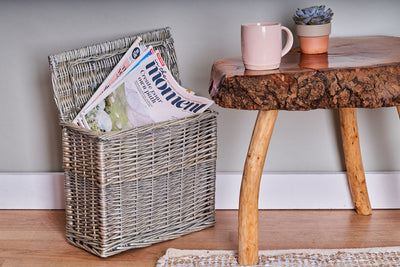 Rectangular Toilet Basket With Lid