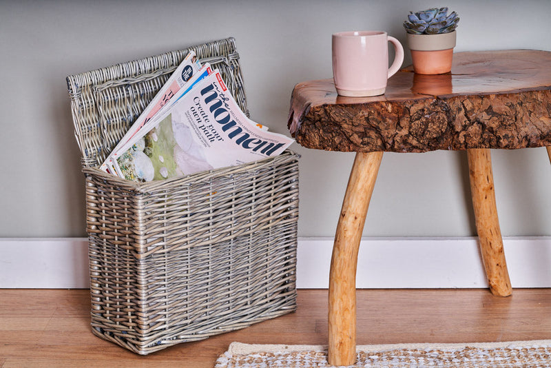 Rectangular Toilet Basket With Lid