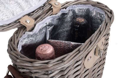 2 Bottle Chilled Carry Basket Inner Detail