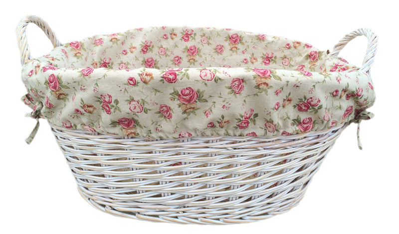 White Finish Wash Basket