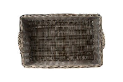 Shallow Antique Wash Storage Basket