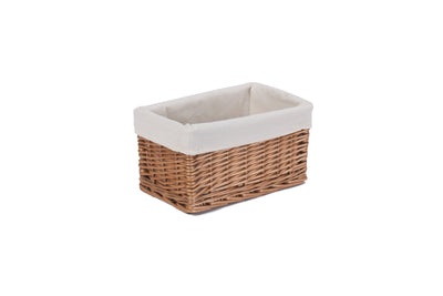 Lined Wicker Basket