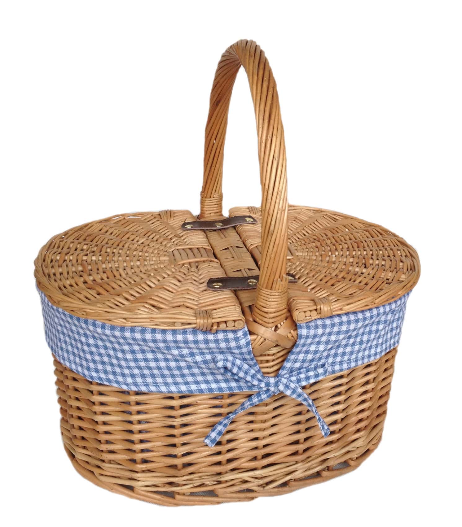 Oval Lidded Hamper