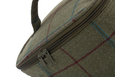 Small Green Tweed Cooler Bag