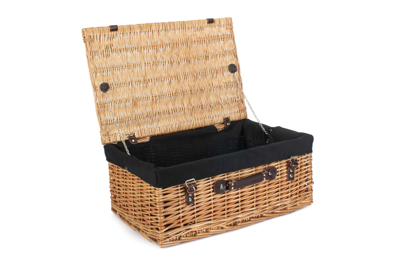 22" Buff Hamper Black