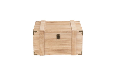 Wooden wine chest box