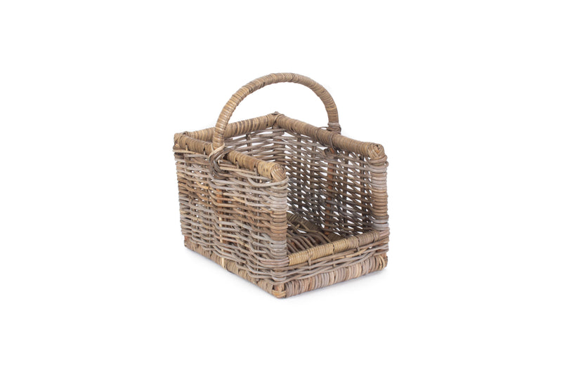 Rattan Open Ended Log Basket