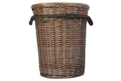 Tall Deluxe Log Basket Side View