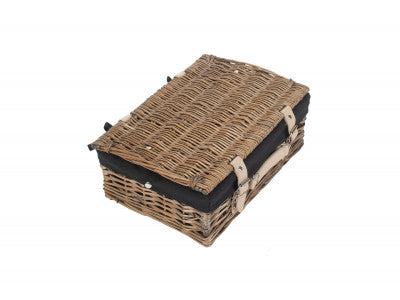 14" Antique Wash Split Willow Hamper