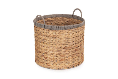 Round Water Hyacinth Basket