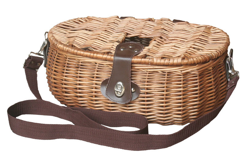 Wicker Bicycle Basket Front