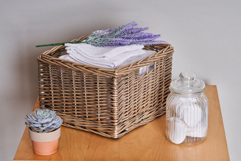 Square Antique Wash Storage Basket