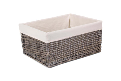 Jumbo Antique Wash Storage Basket