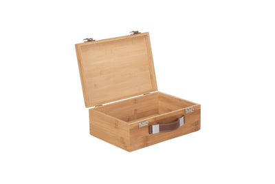 Luxury Bamboo Box Small Front Side