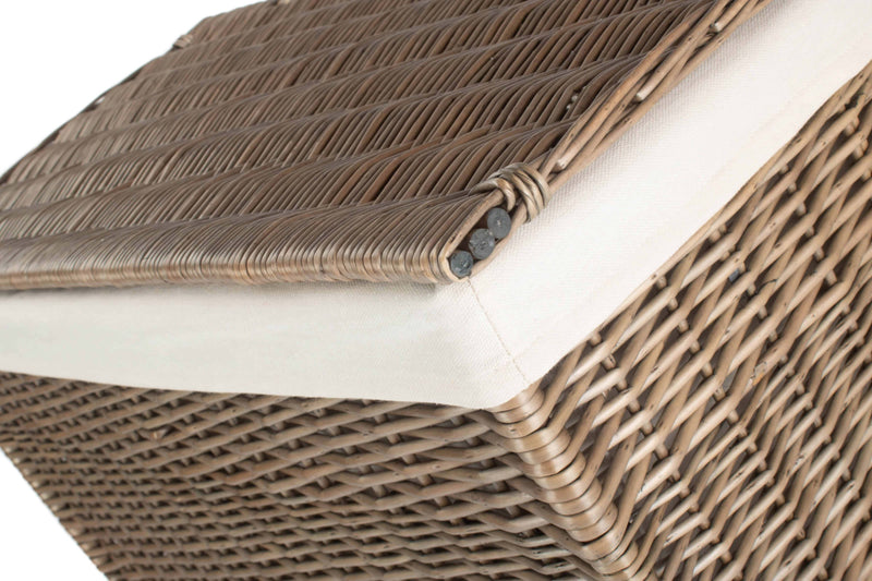 Rectangular Partition Laundry Basket Detail