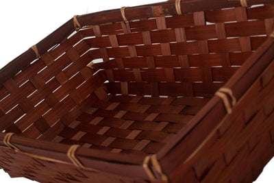 Dark Brown Bamboo Packing Tray